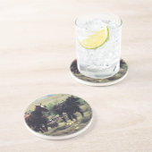 Dessous De Verre En Grès Faire du foin (Côté)