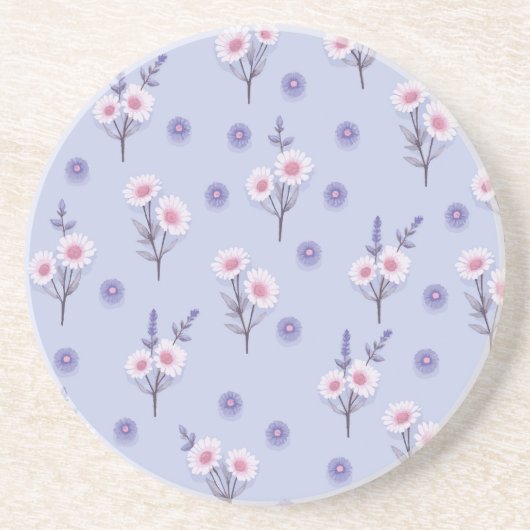 Dessous De Verre En Grès Fairy Dust Daisies (Devant)