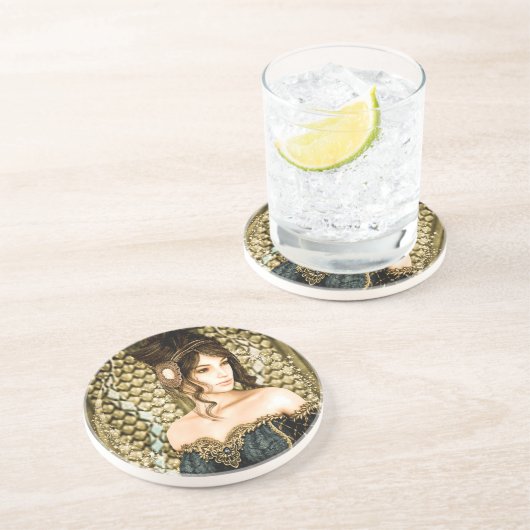 Dessous De Verre En Grès Fairytale Princess (Côté)