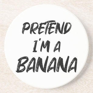 Dessous De Verre En Grès Fais comme si j'étais une banane