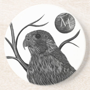 Dessous De Verre En Grès Falcon Full Moon Monogram