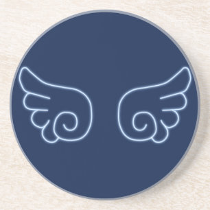 Dessous De Verre En Grès Falln Chibi Angel Wings