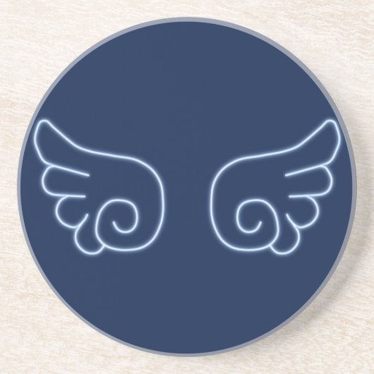 Dessous De Verre En Grès Falln Chibi Angel Wings (Devant)