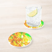 Dessous De Verre En Grès Falln Sunset Ammolite (Côté)