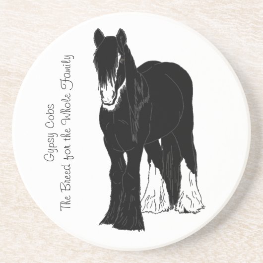 Dessous De Verre En Grès Famille amicale (Devant)