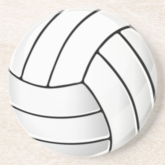 Dessous De Verre En Grès Fan de volleyball (Devant)