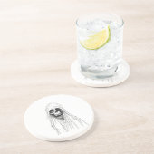 Dessous De Verre En Grès Faucheuse squelette (Côté)