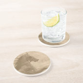 Dessous De Verre En Grès Faux Vintage Hackney (Côté)