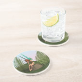 Dessous De Verre En Grès Fée attentionnée (Côté)
