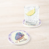 Dessous De Verre En Grès fée d'hiver (Côté)