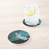 Dessous De Verre En Grès Fée d'hiver (Côté)