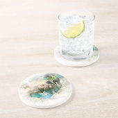 Dessous De Verre En Grès Féerie en Elven Pond Vignette (Côté)
