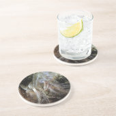 Dessous De Verre En Grès Fées observant au bord de forêt (Côté)