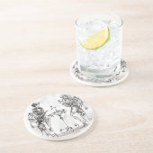 Dessous De Verre En Grès Femmes (Côté)