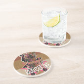 Dessous De Verre En Grès Femmes et enfants La vie n'est pas juste ; habitue (Côté)