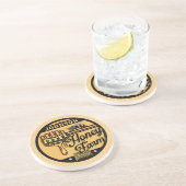 Dessous De Verre En Grès Ferme d'abeilles de miel NOM PERSONNALISÉ Ruche de (Côté)