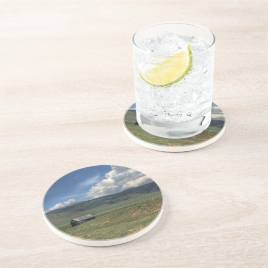 Dessous De Verre En Grès Ferme du Colorado (Côté)