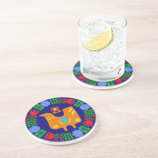 Dessous De Verre En Grès Festival de mi-été (Côté)