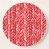 Dessous De Verre En Grès Fête de mariage au pull rouge (Devant)