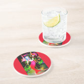 Dessous De Verre En Grès fête de sirène (Côté)