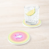 Dessous De Verre En Grès Fête des mères arc-en-ciel (Côté)