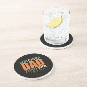 Dessous De Verre En Grès fête des pères meilleur papa idées cadeaux personn