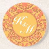 Dessous De Verre En Grès FêteChaleureuse (Devant)