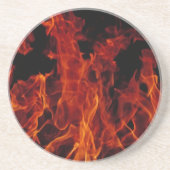 Dessous De Verre En Grès Feu (Devant)