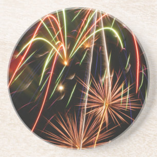 Dessous De Verre En Grès Feu d'artifice Wowee