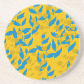 Dessous De Verre En Grès feuille (Devant)