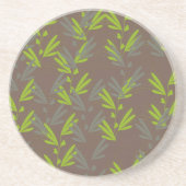 Dessous De Verre En Grès feuille (Devant)