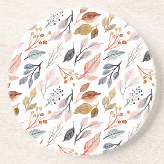 Dessous De Verre En Grès feuille d'arbre (Devant)