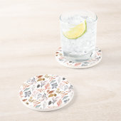 Dessous De Verre En Grès feuille d'arbre (Côté)