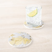 Dessous De Verre En Grès Feuilles d'automne (Côté)