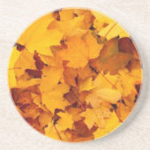 Dessous De Verre En Grès Feuilles d'automne (Devant)