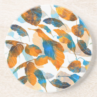 Dessous De Verre En Grès Feuilles Silhouette : aquarelle, PA sans fil numér