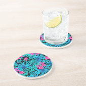 Dessous De Verre En Grès Feuilles tropicaux (Côté)