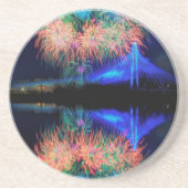 Dessous De Verre En Grès Feux d'artifice (Devant)