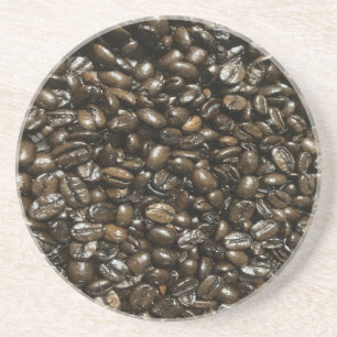 Dessous De Verre En Grès Fèves de café
