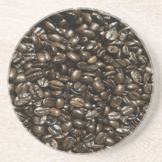 Dessous De Verre En Grès Fèves de café (Devant)