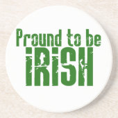 Dessous De Verre En Grès Fier d'être irlandais (Devant)