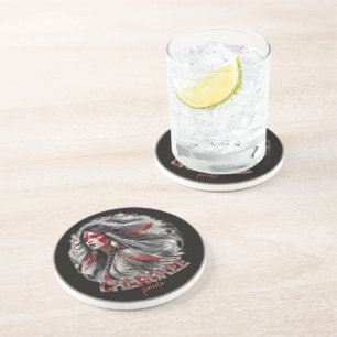 Dessous De Verre En Grès Fierté de Cherokee