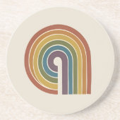 Dessous De Verre En Grès Fierté de grès moderne du milieu du siècle (Devant)