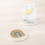 Dessous De Verre En Grès Fierté Moderne de la Période Médiane Grès (Côté)