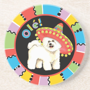 Dessous De Verre En Grès Fiesta Bichon