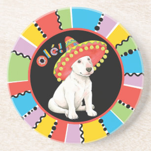 Dessous De Verre En Grès Fiesta Bull Terrier