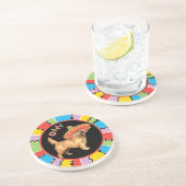 Dessous De Verre En Grès Fiesta Cairn Terrier (Côté)