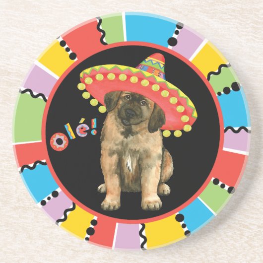 Dessous De Verre En Grès Fiesta Leonberger (Devant)