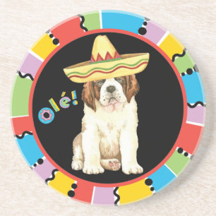 Dessous De Verre En Grès Fiesta St Bernard