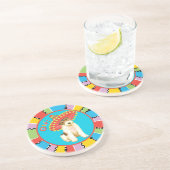 Dessous De Verre En Grès Fiesta Wire Fox Terrier (Côté)